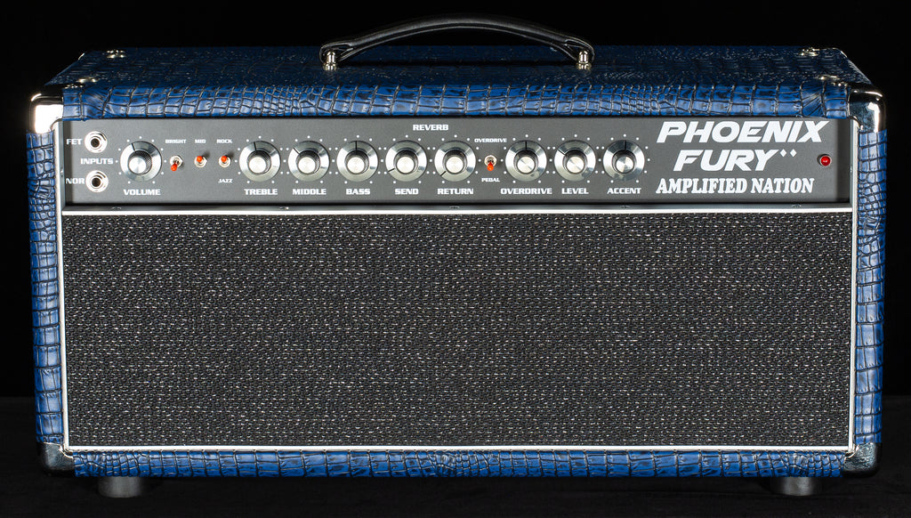Amplified Nation Phoenix Fury 50w Head Blue Croc (037) - Willcutt