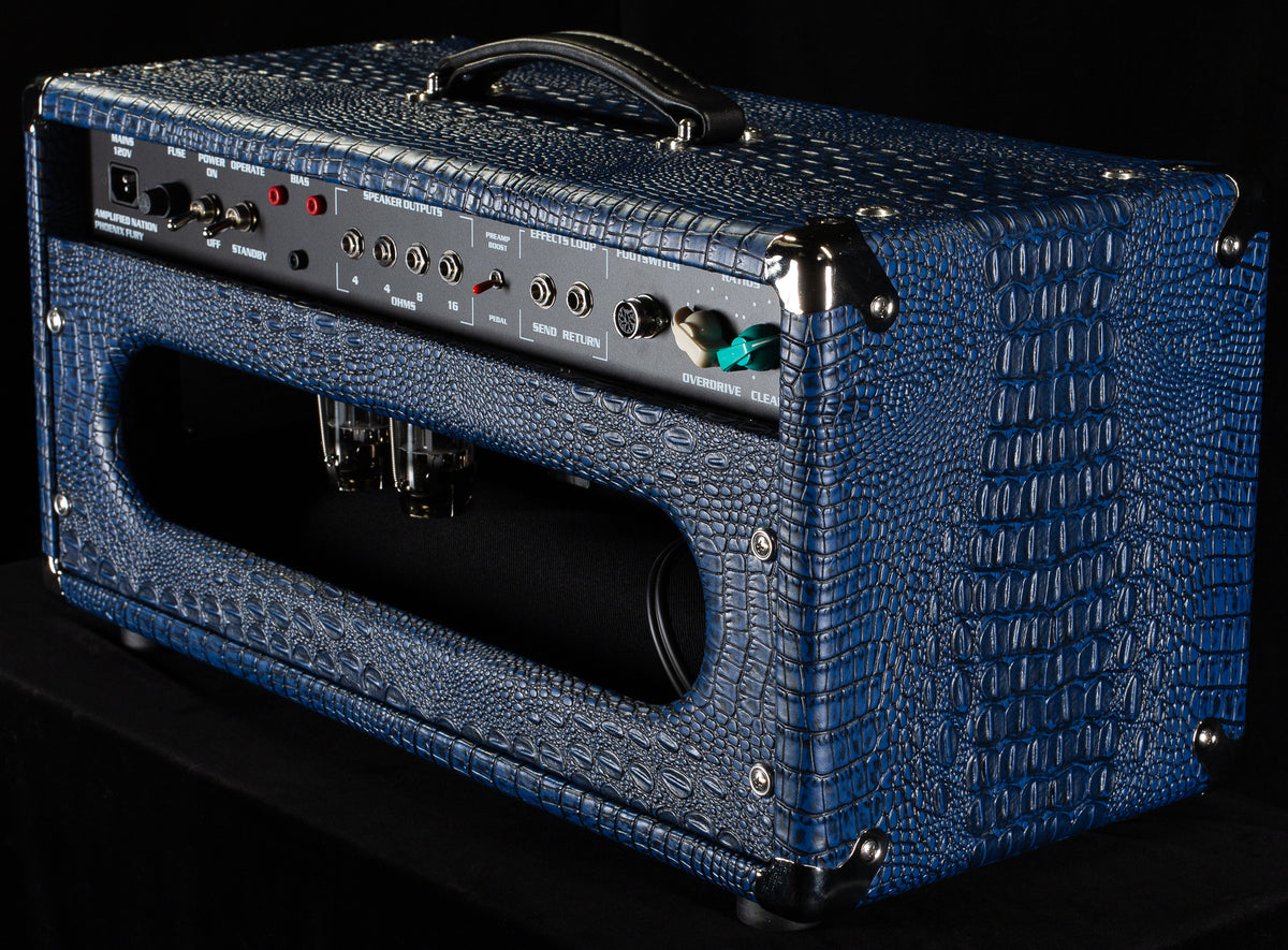 Amplified Nation Phoenix Fury 50w Head Blue Croc (037)