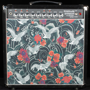 Amplified Nation Wonderland OD Combo 50W Black Suede "Japanese Cranes" (681)