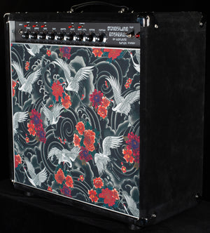 Amplified Nation Wonderland OD Combo 50W Black Suede "Japanese Cranes" (681)