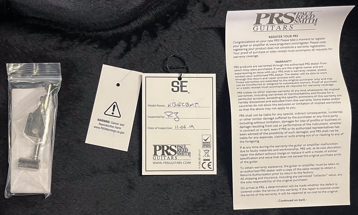 2022 PRS SE Hollowbody Standard Mahogany McCarty Tobacco (204)