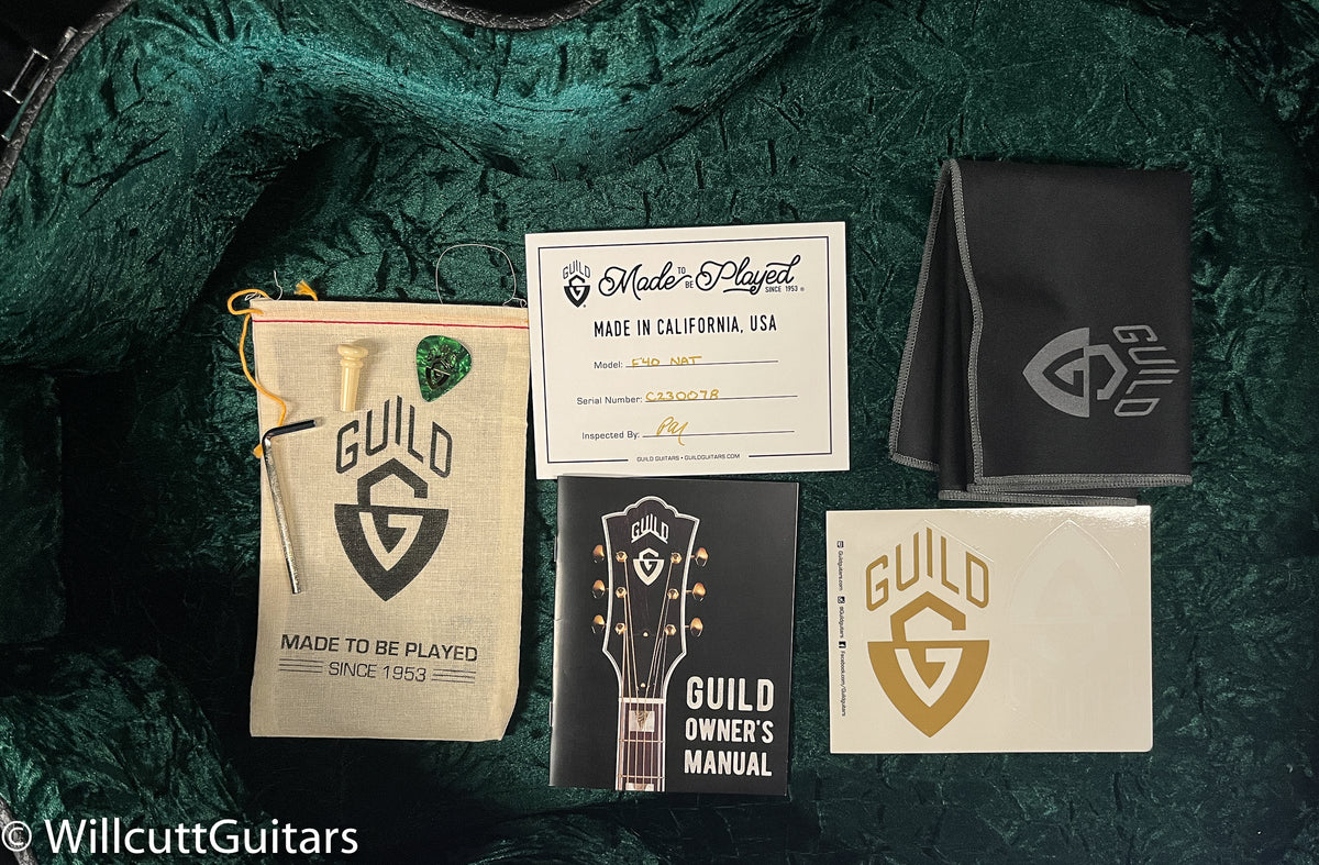 Guild F-40 Natural Mahogany (078)