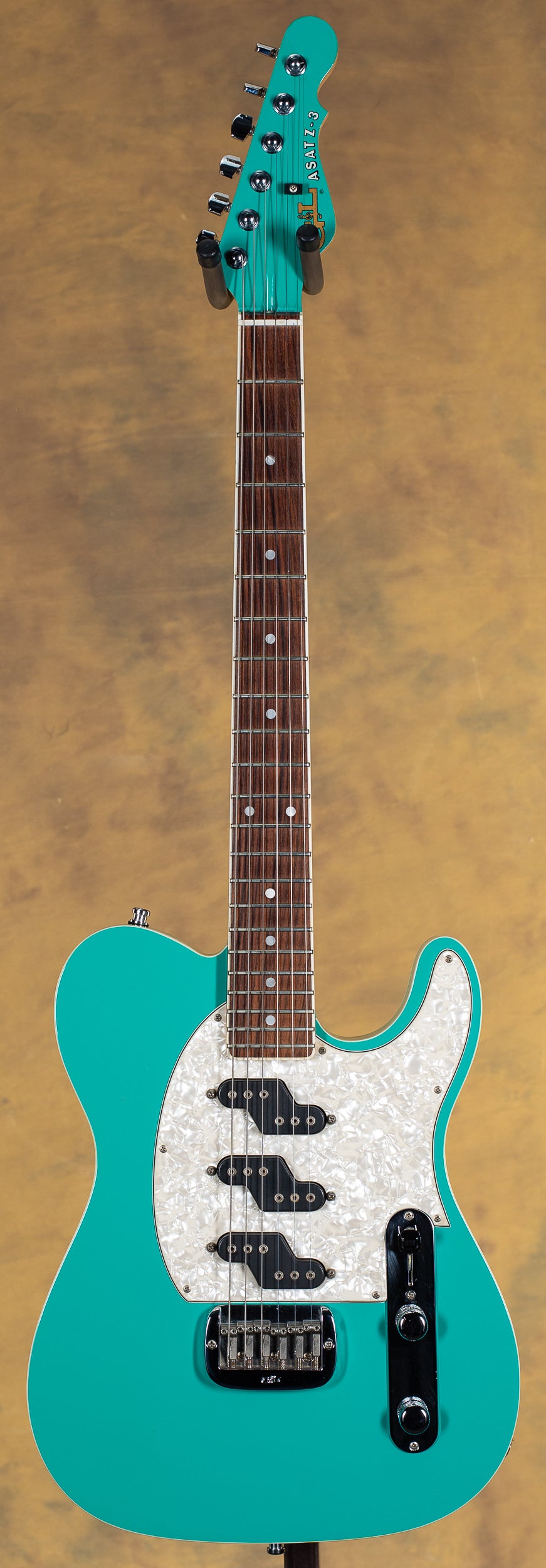 G&amp;L Fullerton Deluxe Asat Z3 Seafoam Green