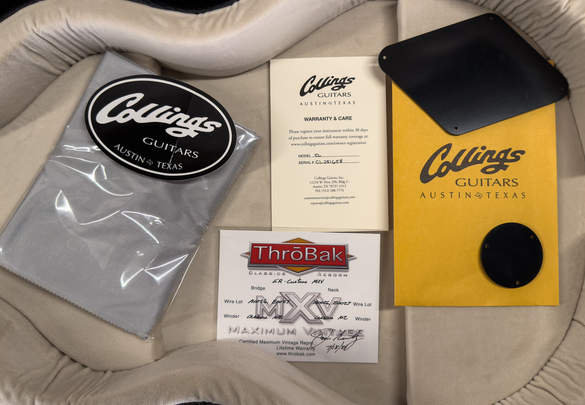 Collings City Limits Tobacco Sunburst Aged ThroBaks (658)