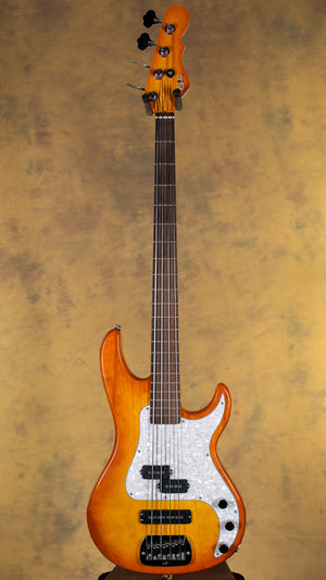 2022 G&L USA Custom SB-2T Bass Honeyburst