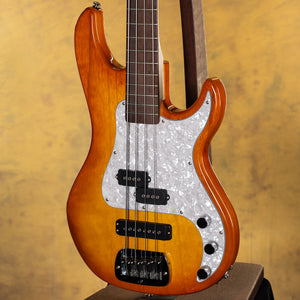2022 G&L USA Custom SB-2T Bass Honeyburst