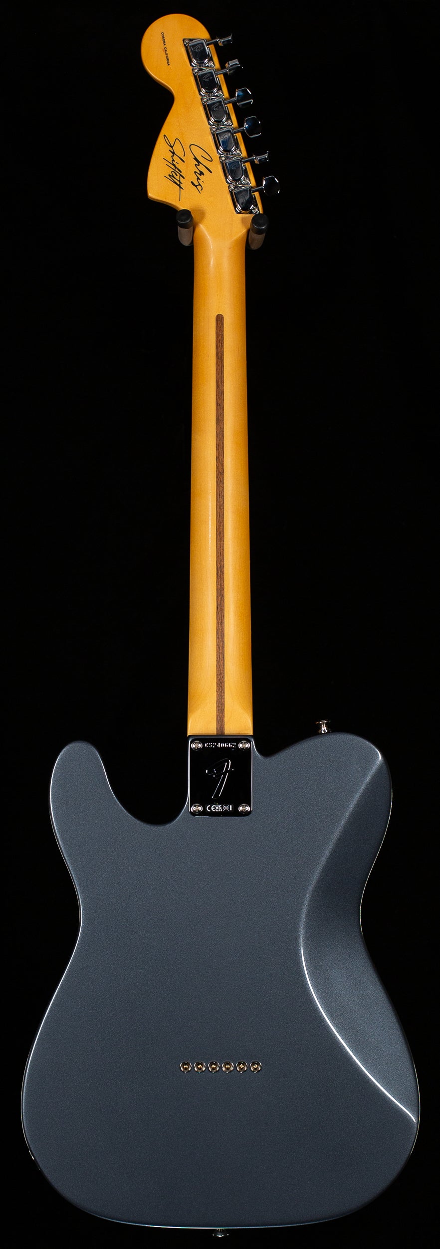 Fender Chris Shiflett Cleaver Telecaster Deluxe Rosewood Fingerboard Charcoal Frost Metallic (662)