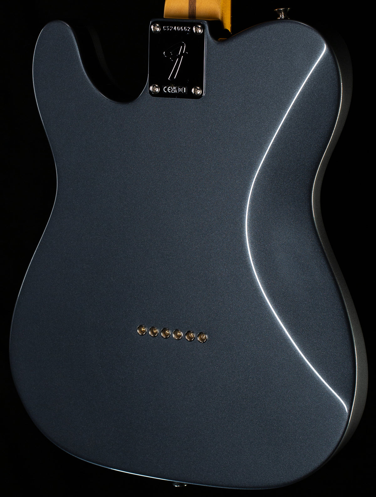 Fender Chris Shiflett Cleaver Telecaster Deluxe Rosewood Fingerboard Charcoal Frost Metallic (662)