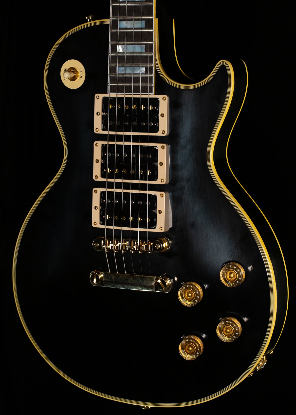 Gibson Peter Frampton "Phenix" Inspired Les Paul Custom VOS Ebony GH (810)