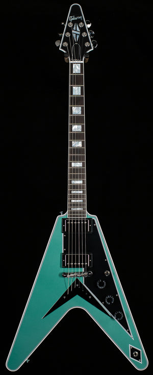 Gibson Custom Shop Willcutt Exclusive Flying V Custom Inverness Green Gloss (129)