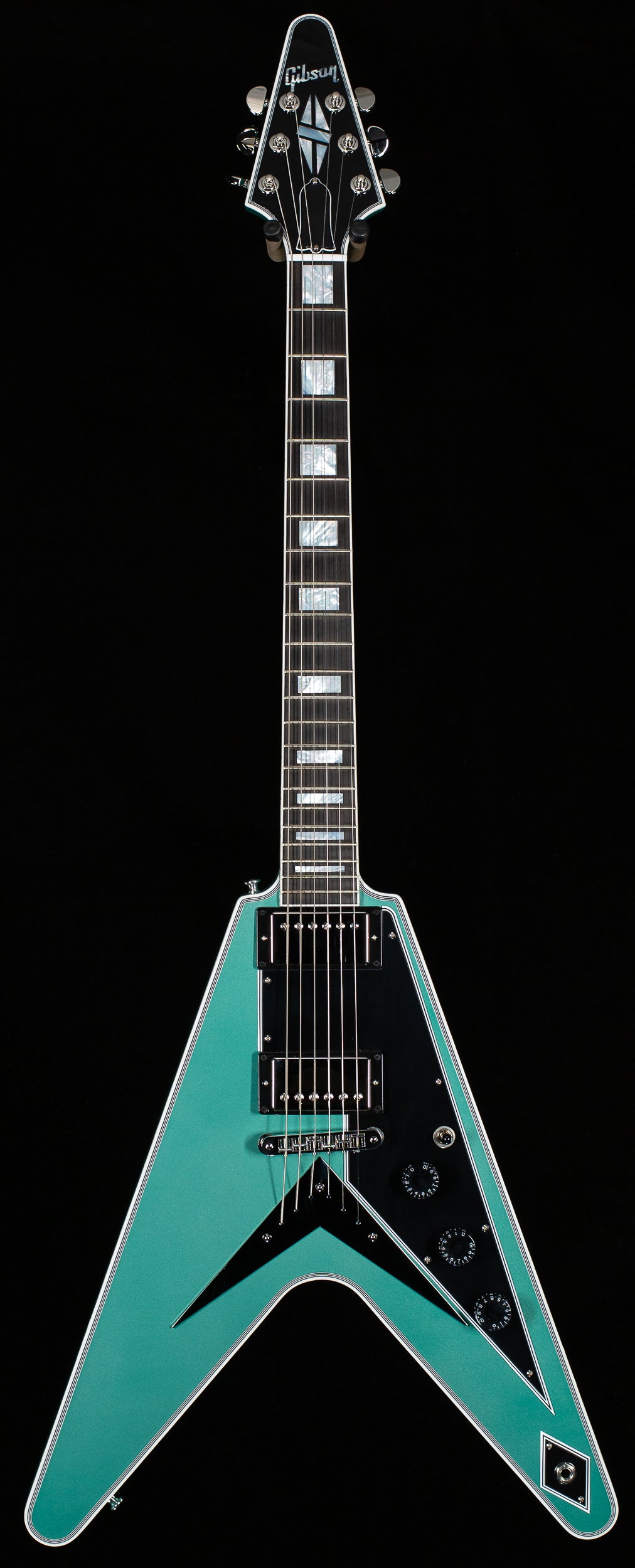 Gibson Custom Shop Willcutt Exclusive Flying V Custom Inverness Green Gloss (254)