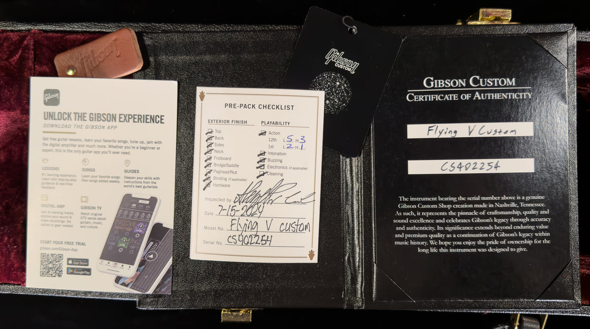 Gibson Custom Shop Willcutt Exclusive Flying V Custom Inverness Green Gloss (254)