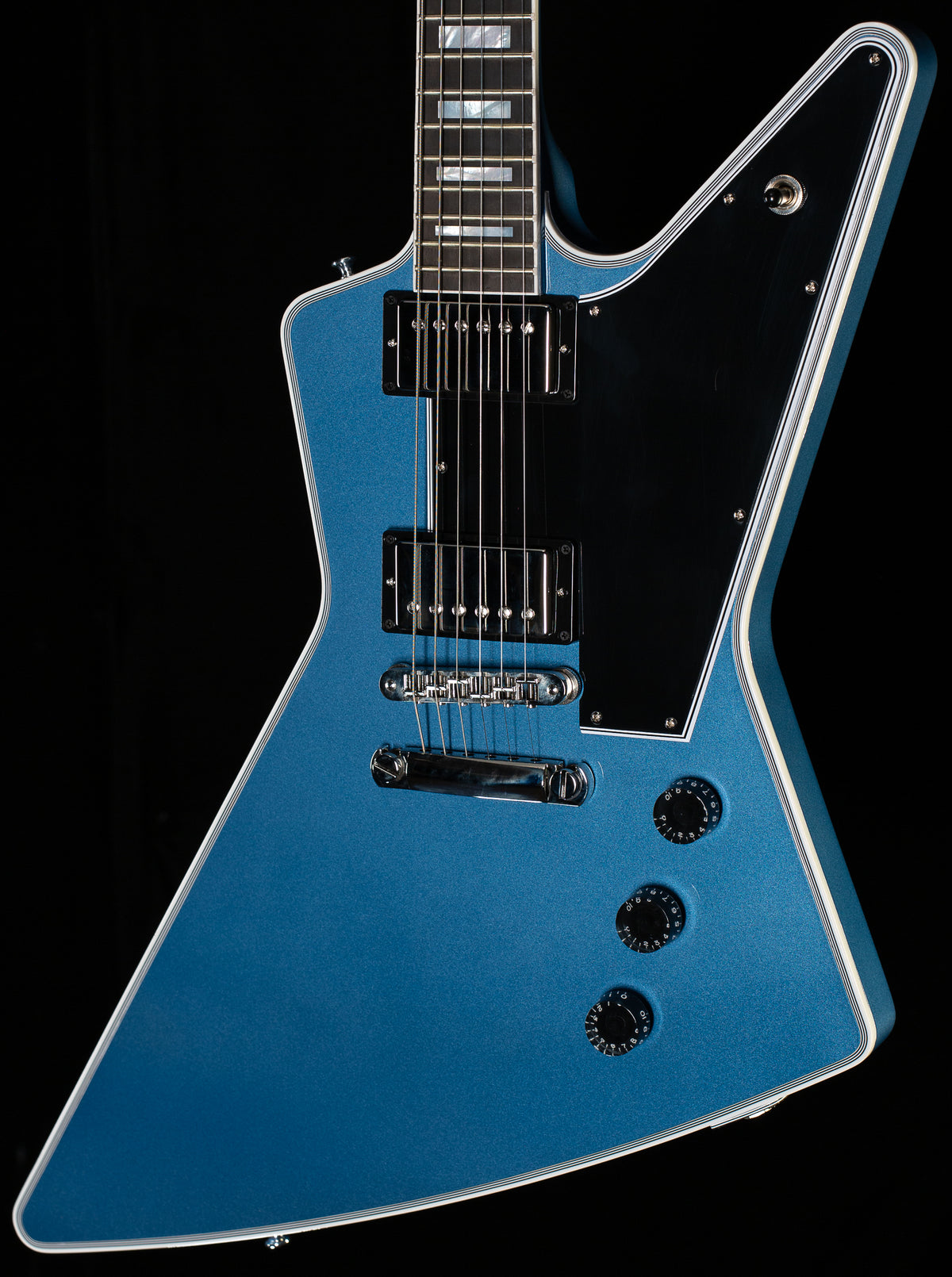 Gibson Custom Shop Willcutt Exclusive Explorer Custom Pelham Blue Gloss NH (302)