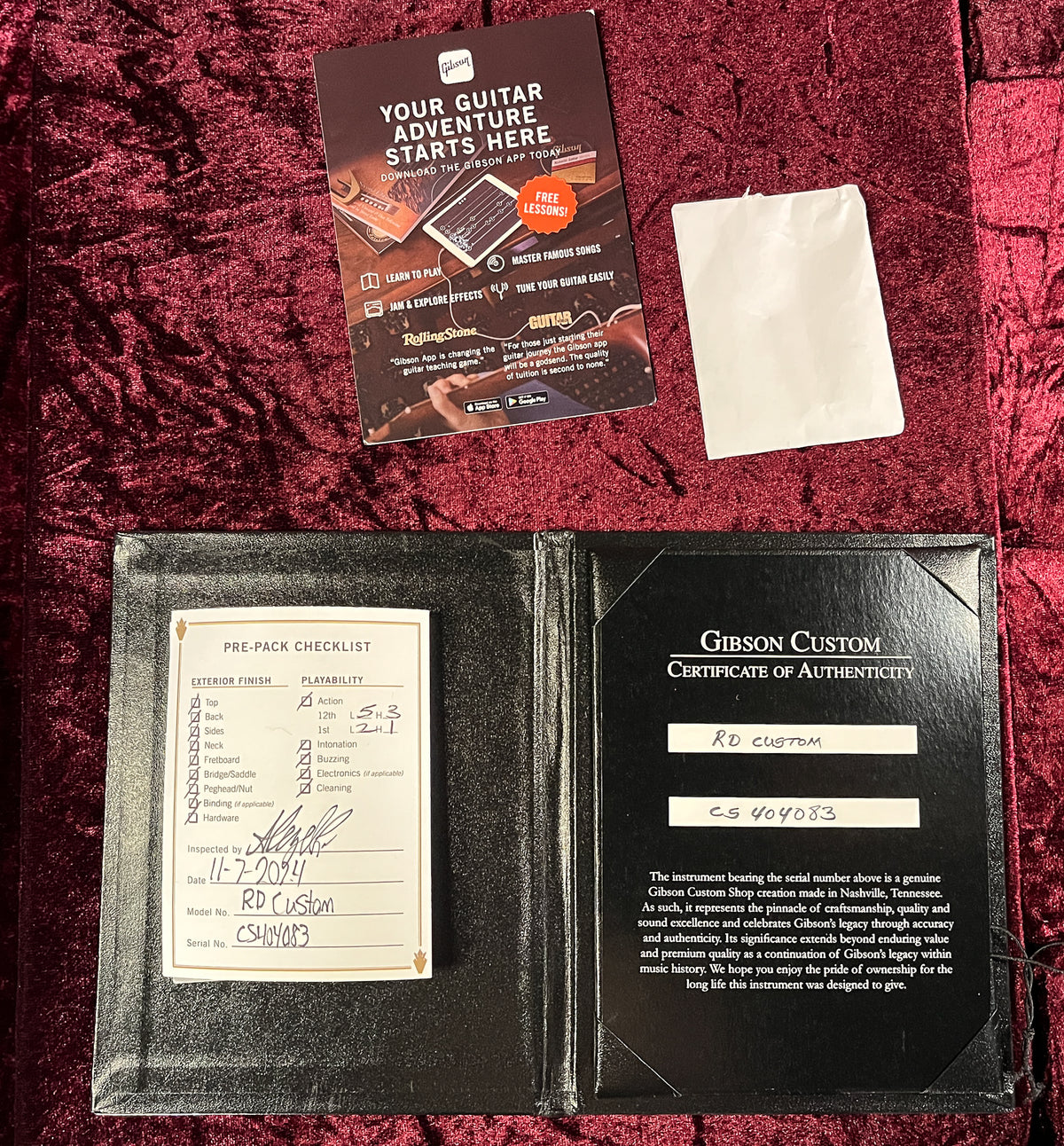 Gibson RD Custom Ebony Gloss (083)