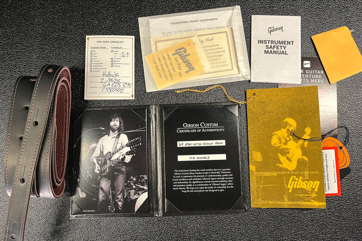 Gibson 1969 EDS-1275 Jimmy Page Doubleneck Collectors Edition Cherry VOS (502)
