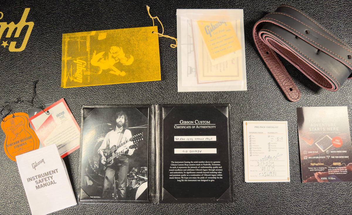 Gibson 1969 EDS-1275 Jimmy Page Doubleneck Collectors Edition Cherry VOS (934)