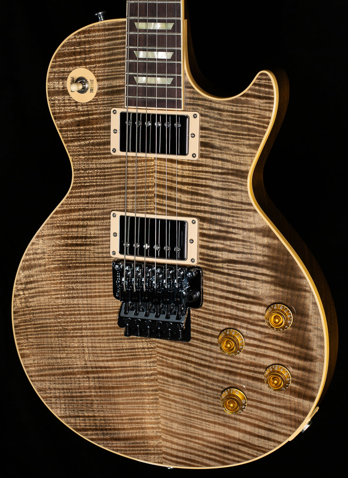 Gibson Custom Shop Les Paul Axcess Standard Figured Floyd Rose Gloss DC Rust (579)