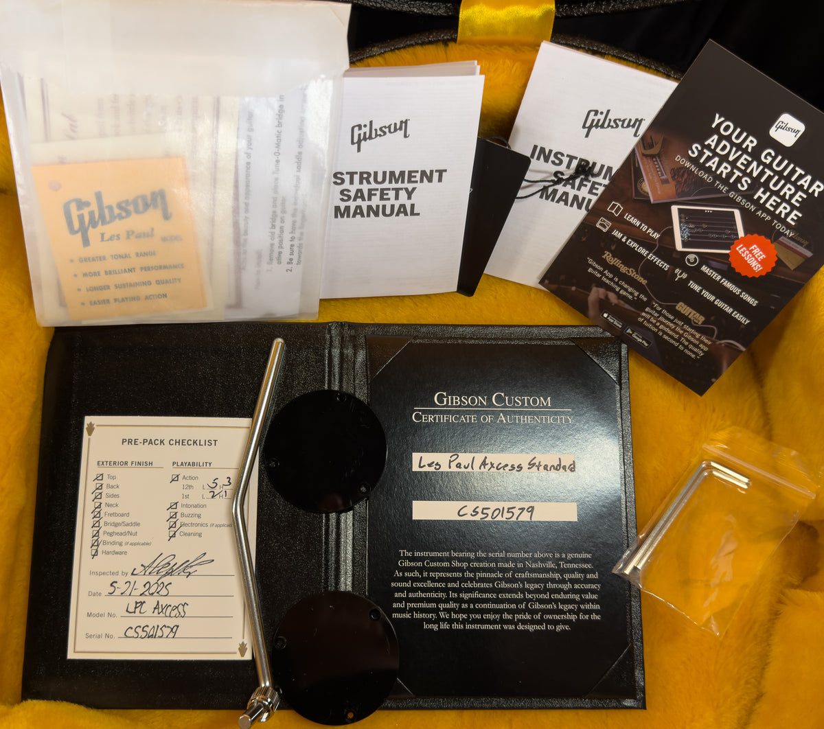 Gibson Custom Shop Les Paul Axcess Standard Figured Floyd Rose Gloss DC Rust (579)