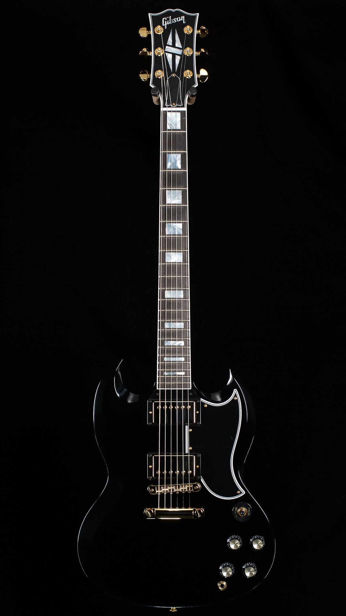Gibson Custom Shop SG Custom 2-Pickup Ebony Fingerboard Gloss Ebony (509)