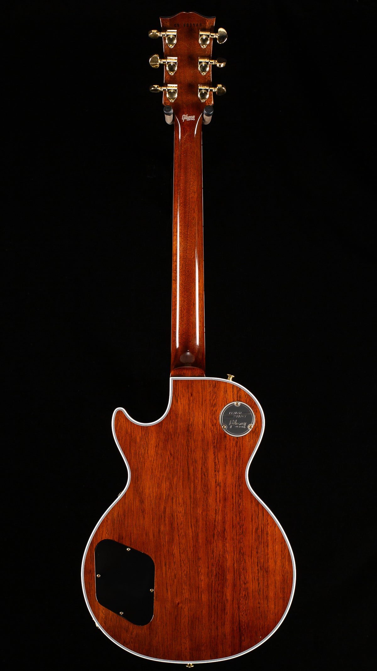Gibson Custom Shop Willcutt Cavern Collection Les Paul Custom Quilt Transparent Amber Chambered (589)