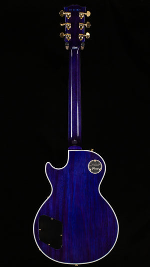 Gibson Custom Shop Willcutt Cavern Collection Les Paul Custom Quilt Transparent Blue Chambered (644)
