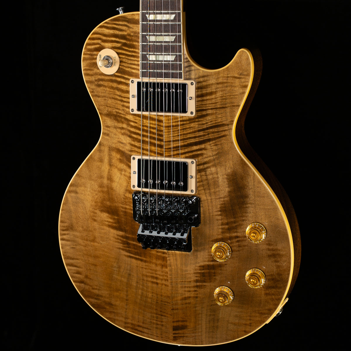 Gibson Custom Shop Les Paul Axcess Standard Figured Floyd Rose Gloss DC Rust (024)