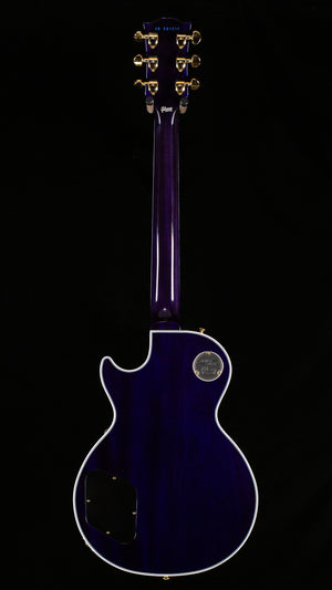 Gibson Custom Shop Willcutt Cavern Collection Les Paul Custom Quilt Transparent Blue Chambered (317)