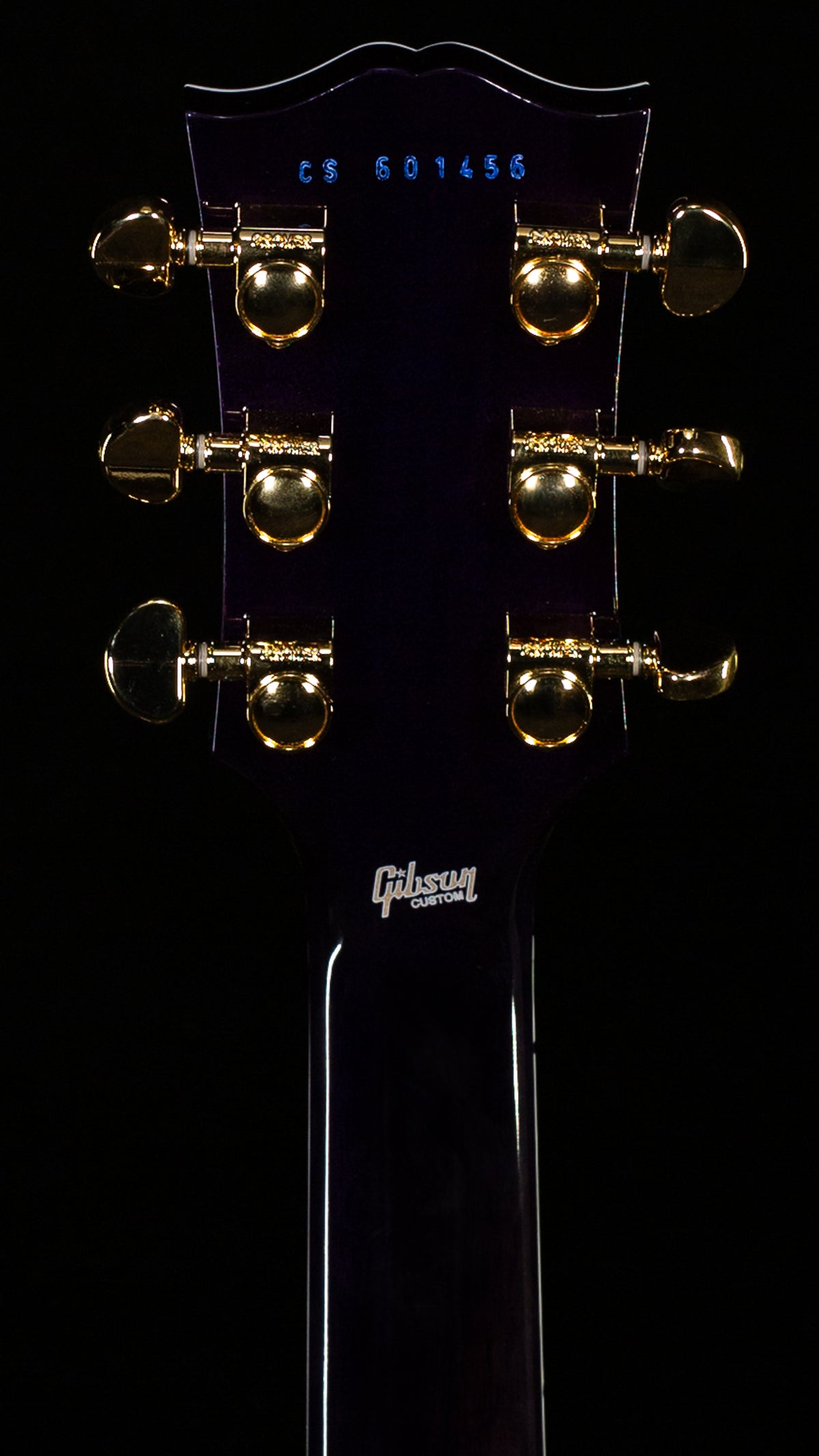 Gibson Custom Shop Willcutt Cavern Collection Les Paul Custom Quilt Transparent Blue Chambered (456)
