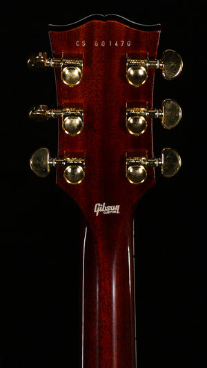 Gibson Custom Shop Willcutt Cavern Collection Les Paul Custom Quilt Transparent Amber Chambered (470)