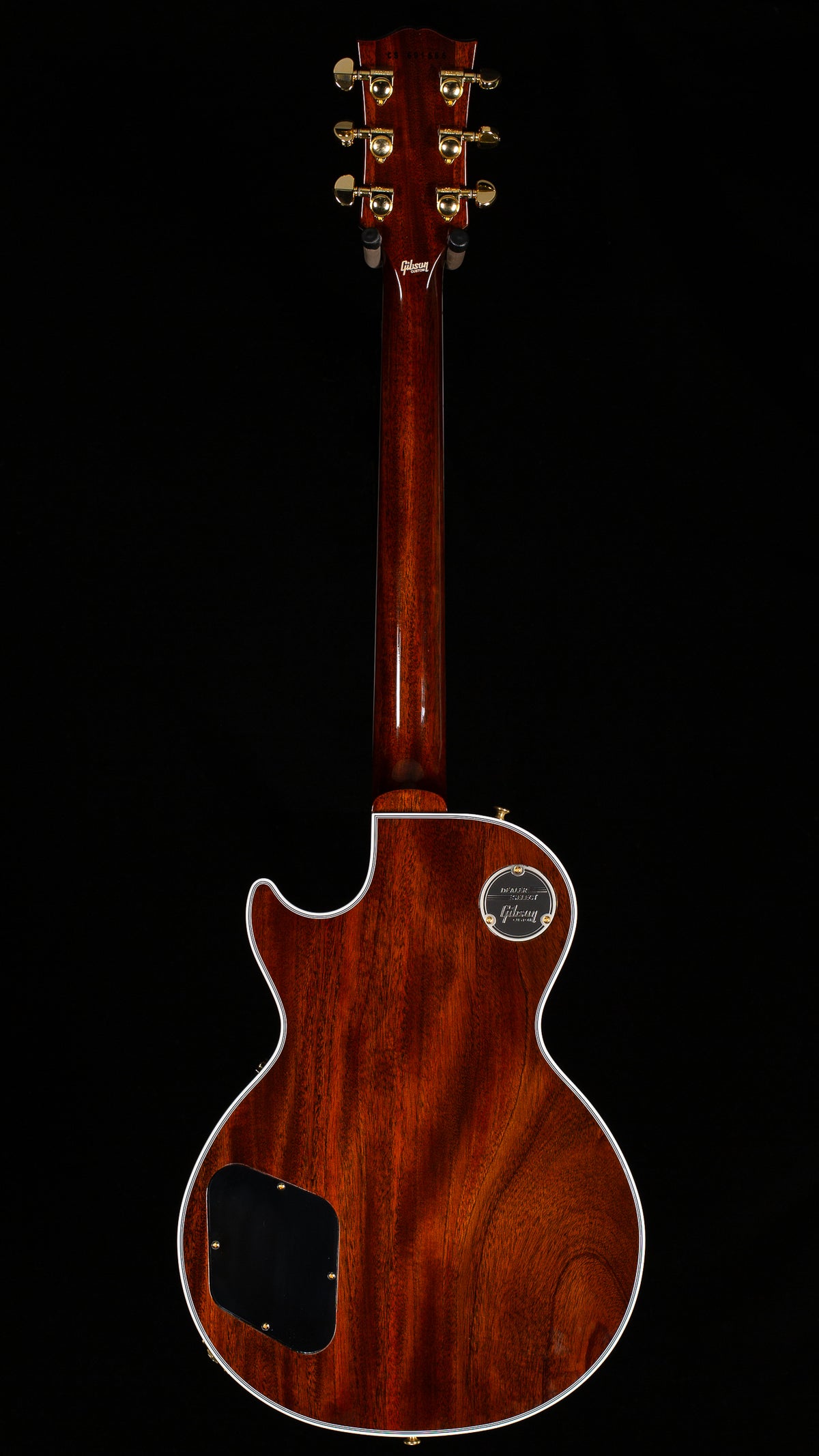 Gibson Custom Shop Willcutt Cavern Collection Les Paul Custom Quilt Transparent Amber Chambered (666)
