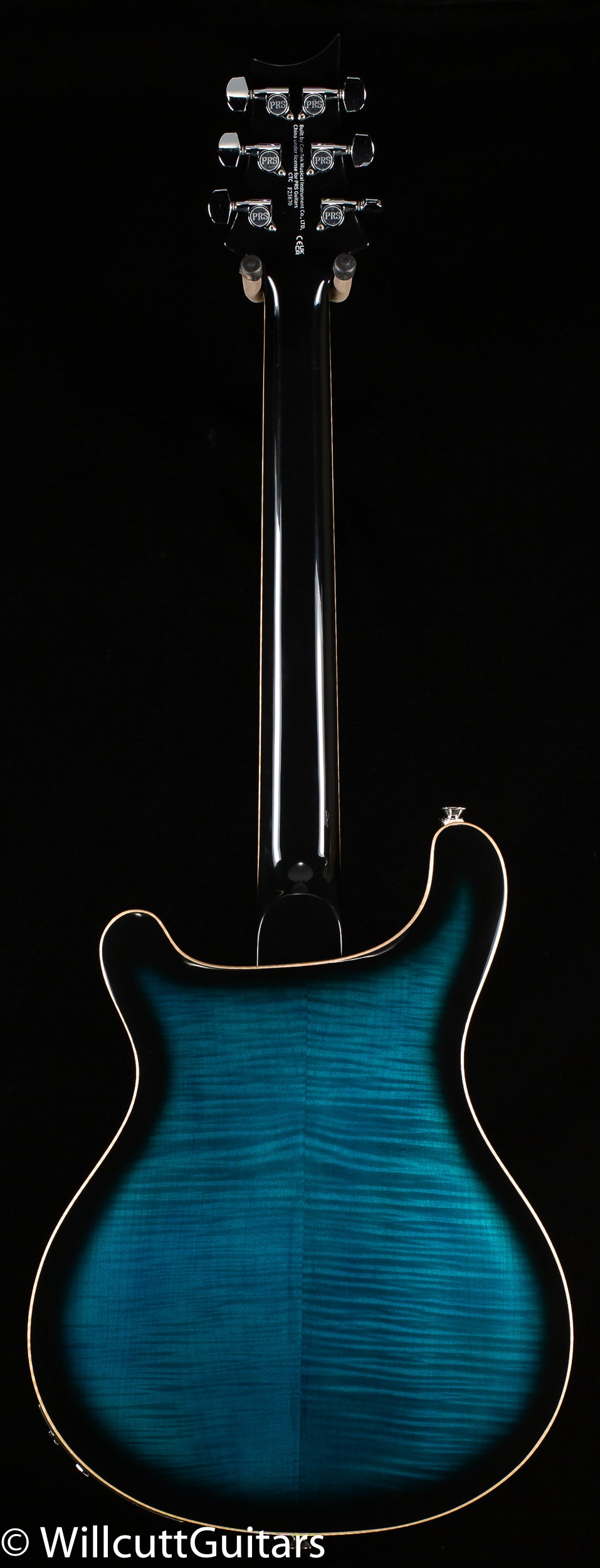PRS SE Hollowbody II Piezo Peacock Blue Smokeburst (870)