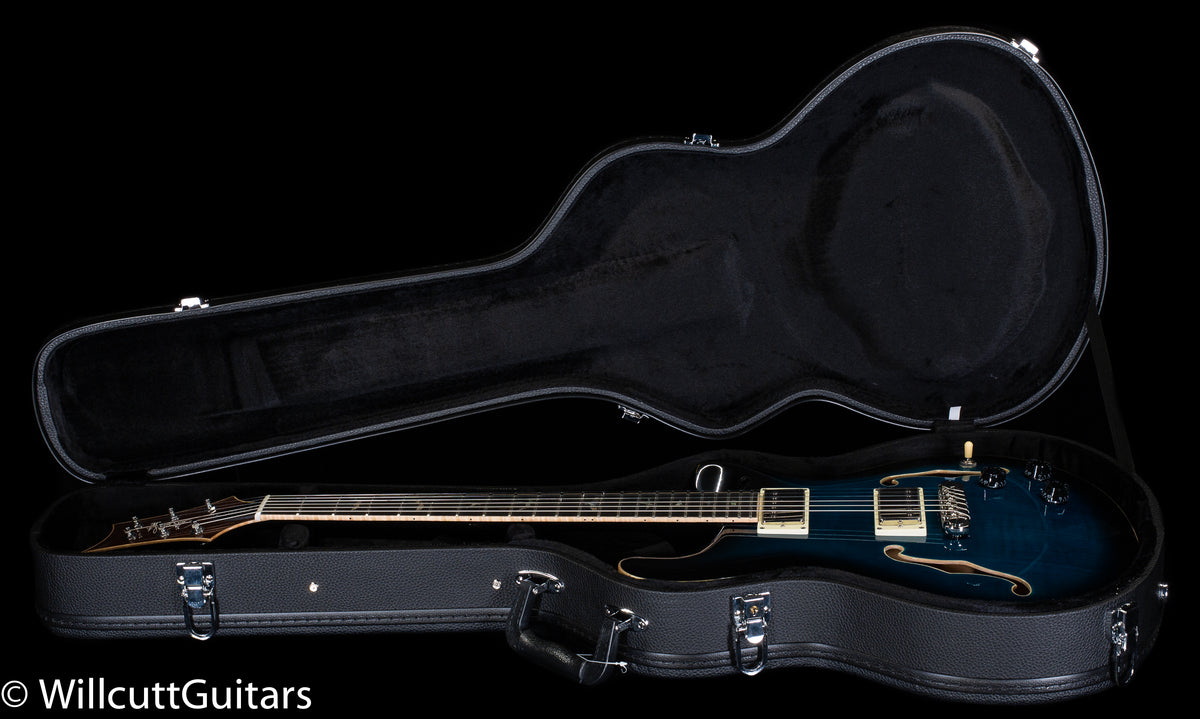 PRS SE Hollowbody II Piezo Peacock Blue Smokeburst (870)