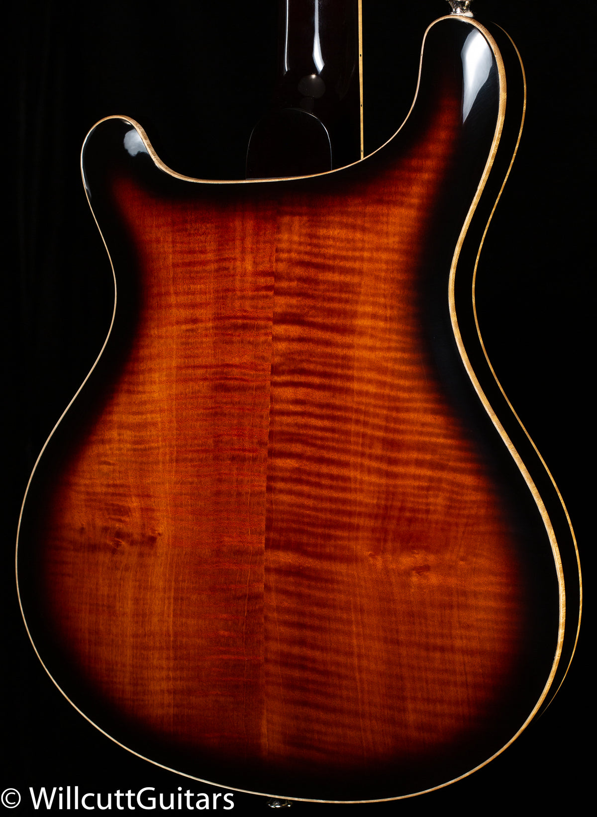 PRS SE Hollowbody II Piezo Maple Top/Back Black Gold (609)