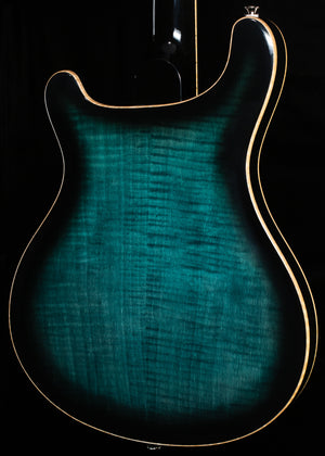 PRS SE Hollowbody II Piezo Peacock Blue Smokeburst (556)