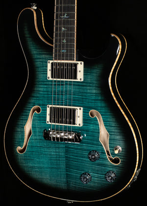 PRS SE Hollowbody II Piezo Peacock Blue Smokeburst (890)