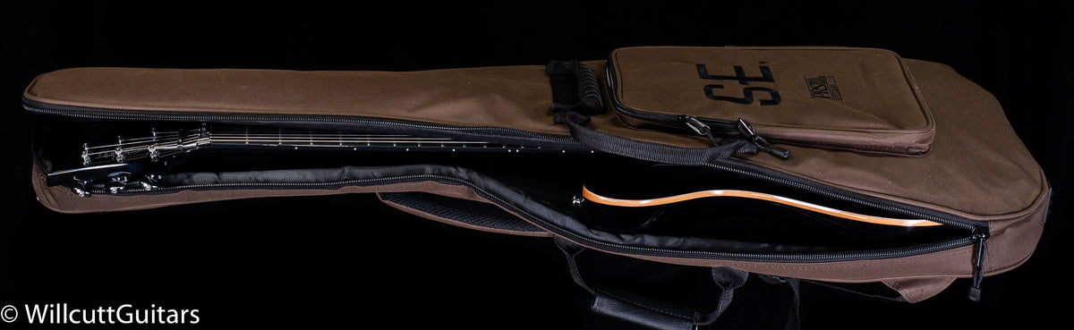 2021 PRS SE Custom 24, Floyd Rose, Ebony, Charcoal Burst