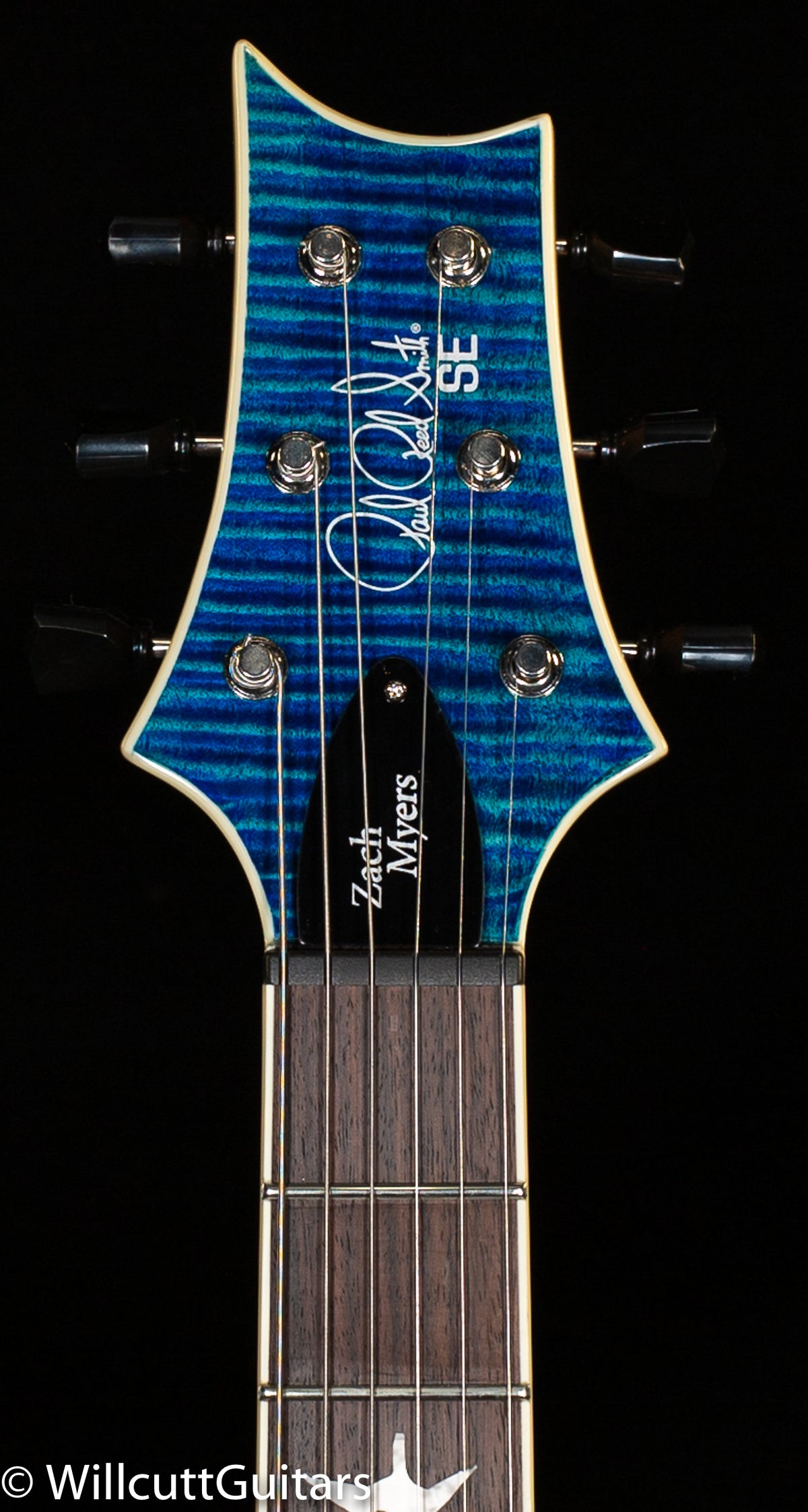 PRS SE Zach Myers Semi-Hollow Myers Blue (437) - Willcutt