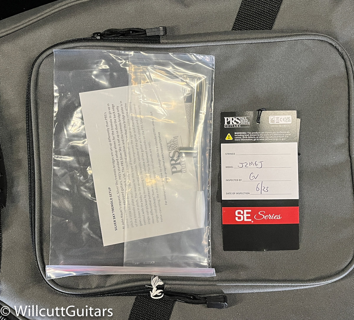 PRS SE Silver Sky Nylon Blue (760)