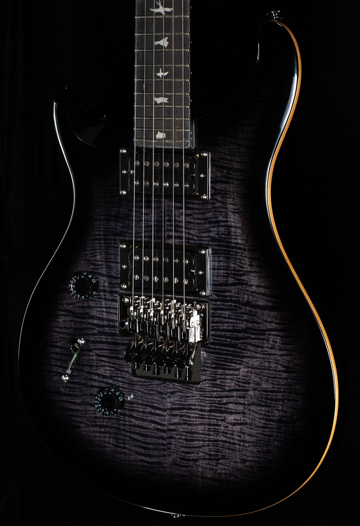 PRS SE Custom 24 "Floyd" Charcoal Burst Lefty (616)