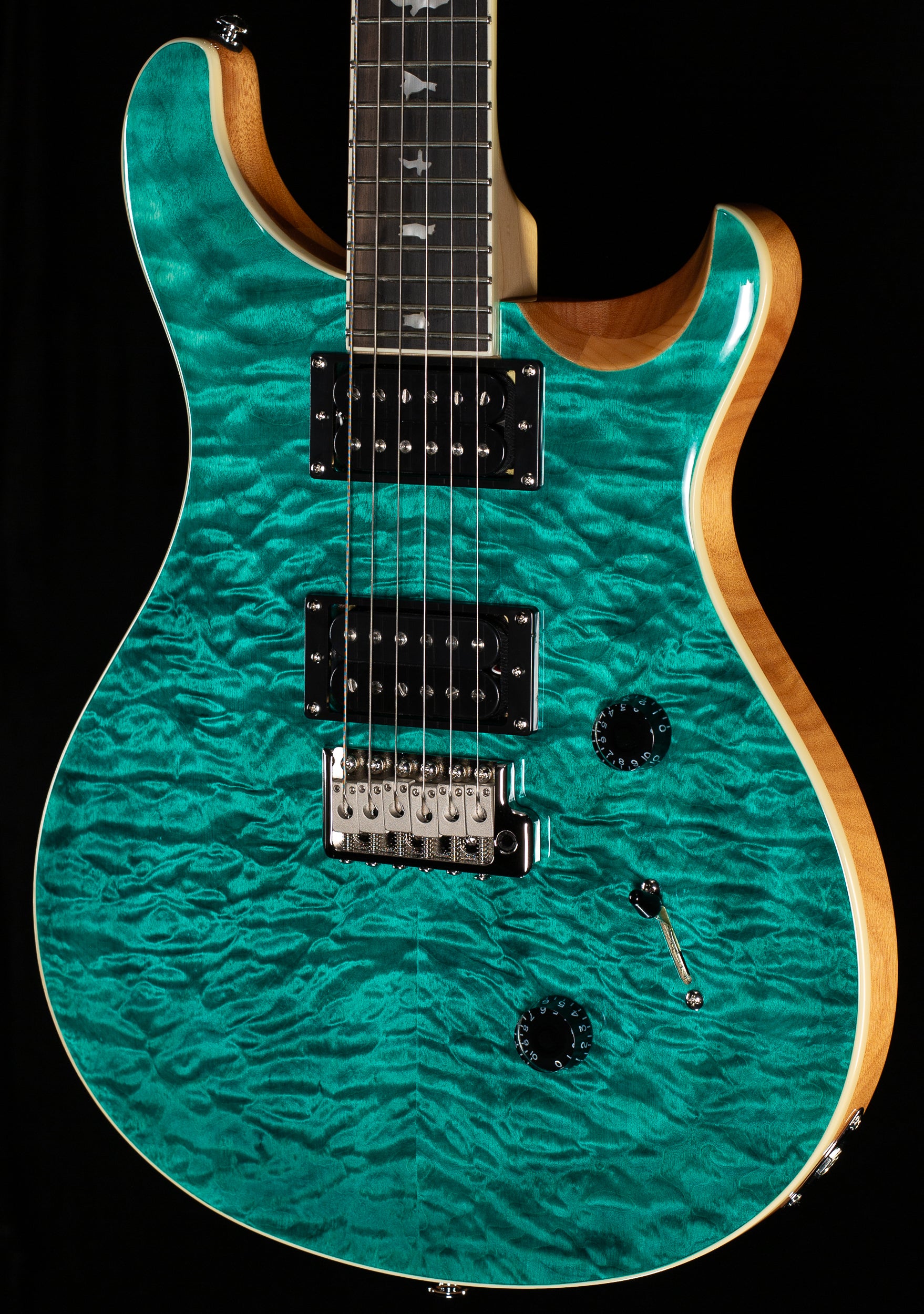 PRS SE Custom 24 Quilt Turquoise (228) - Willcutt Guitars