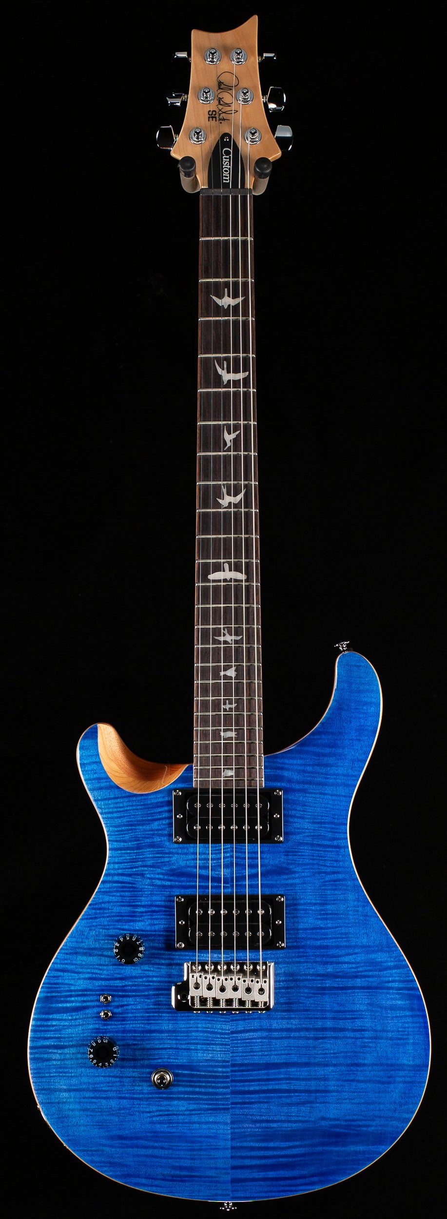 PRS SE Custom 24-08 Faded Blue 【美品】 PRS SE Custom Quilt 24-08 Limited Run In Faded Blue