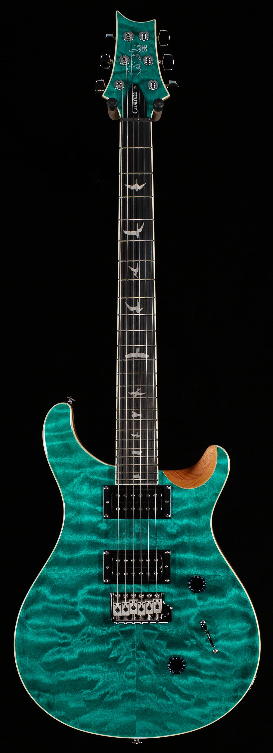 PRS SE Custom 24 Quilt Turquoise (222) - Willcutt Guitars