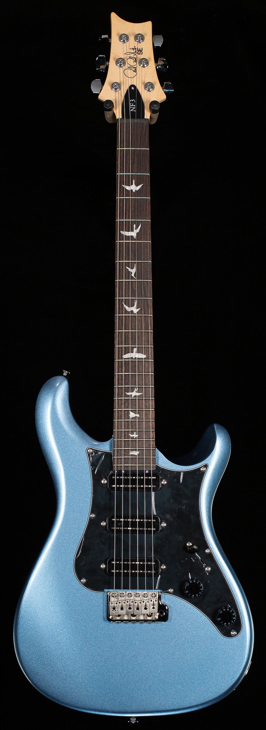PRS SE NF3   美品　ice blue lic PRS SE NF3 Electric Guitar, Rosewood, Ice Blue Metallic