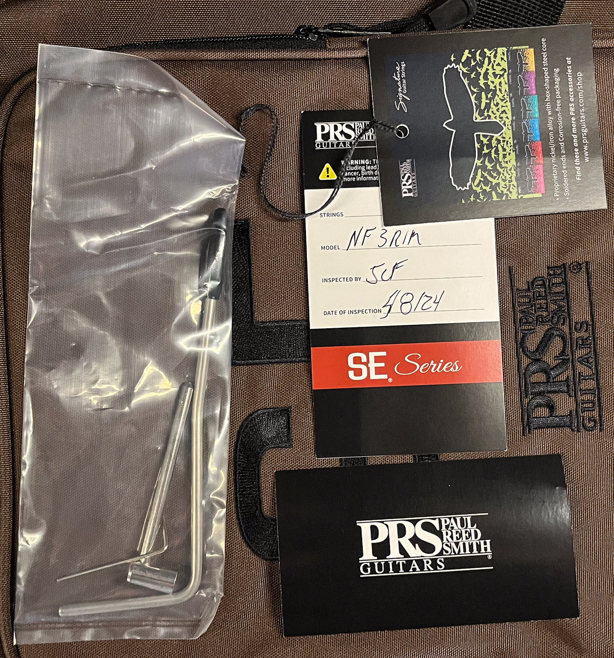 PRS SE NF3 Ice Blue Metallic (006)