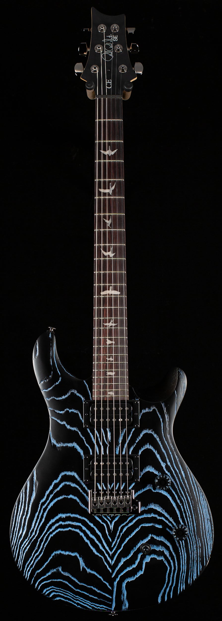PRS SE Sandblasted CE 24 LTD Sandblasted  Blue (090)