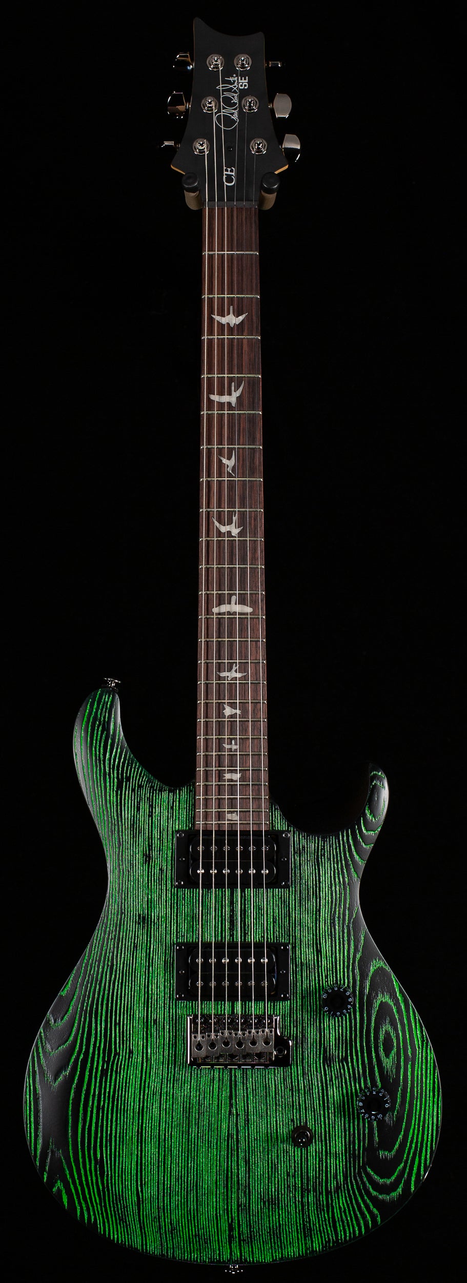 PRS SE Sandblasted CE 24 LTD Sandblasted Green (432)