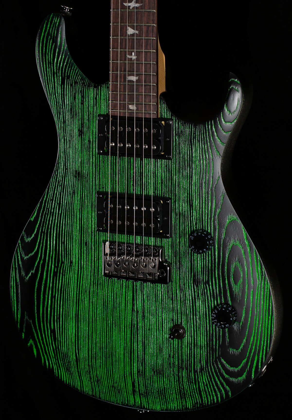 PRS SE Sandblasted CE 24 LTD Sandblasted Green (432)