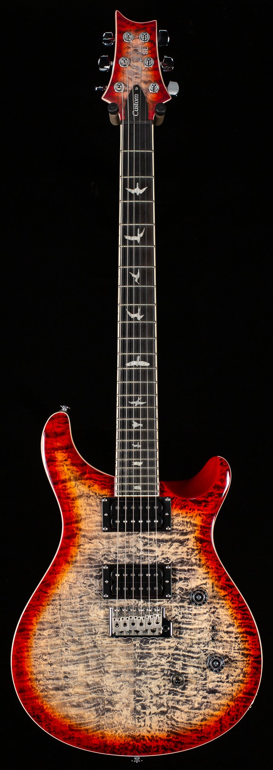 PRS SE Custom 24-08 Charcoal Cherry Burst (295) - Willcutt