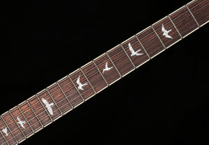 PRS SE Custom 24 Semi-Hollow Piezo, Carved Maple top Orange Tiger Burst (712)