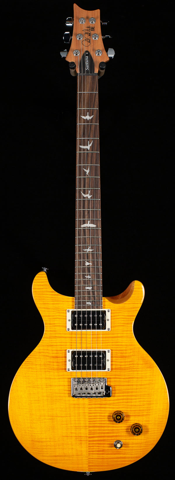PRS SE Santana, Maple top Santana Yellow (553) - Willcutt Guitars